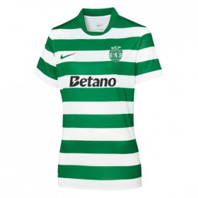 Fotbalové dres Sporting CP Dámské Domácí 2025-26 Krátký Rukáv